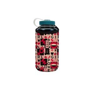 Sok-It Nalgene BotlSok Reusable Neoprene Bottle Sleeve Girl Power 32oz NEW